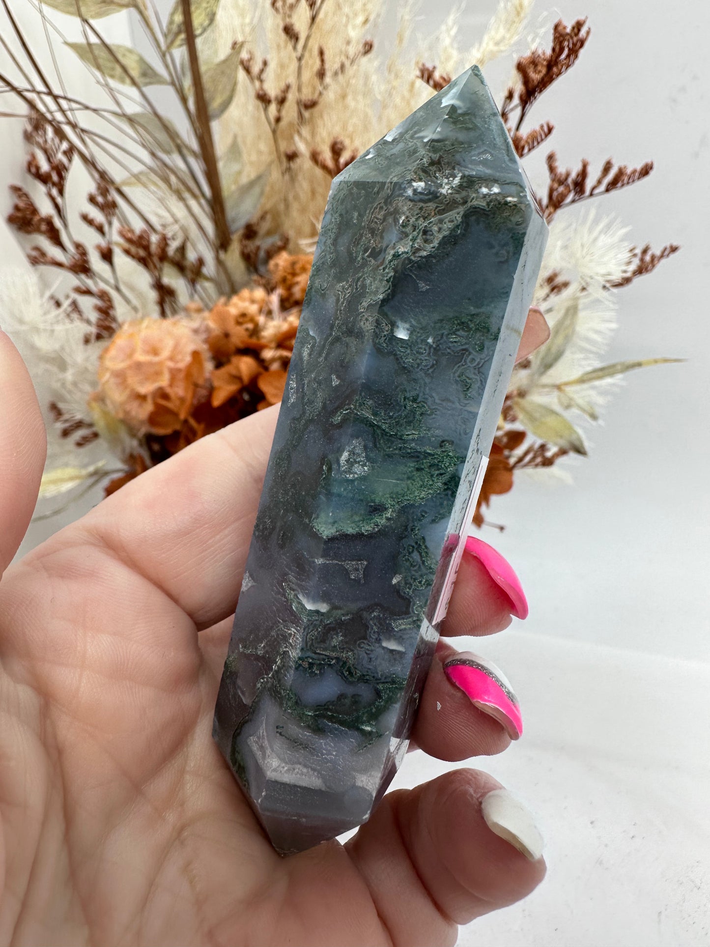 Blue Moss Agate DT