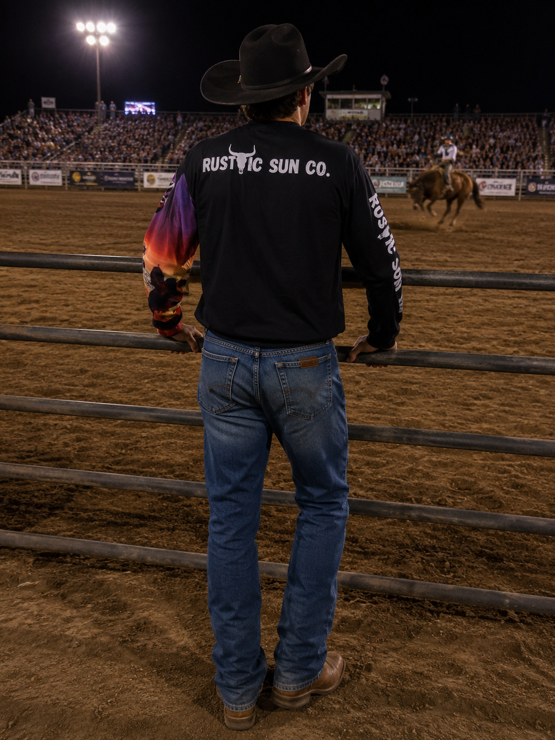 Adult Buckin Bull Fishing Shirt