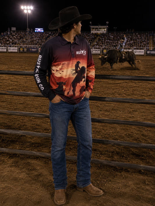 Adult Buckin Bull Fishing Shirt