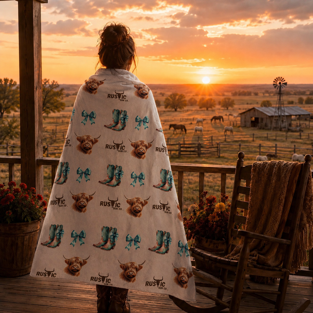 Boots and Highland Blanket