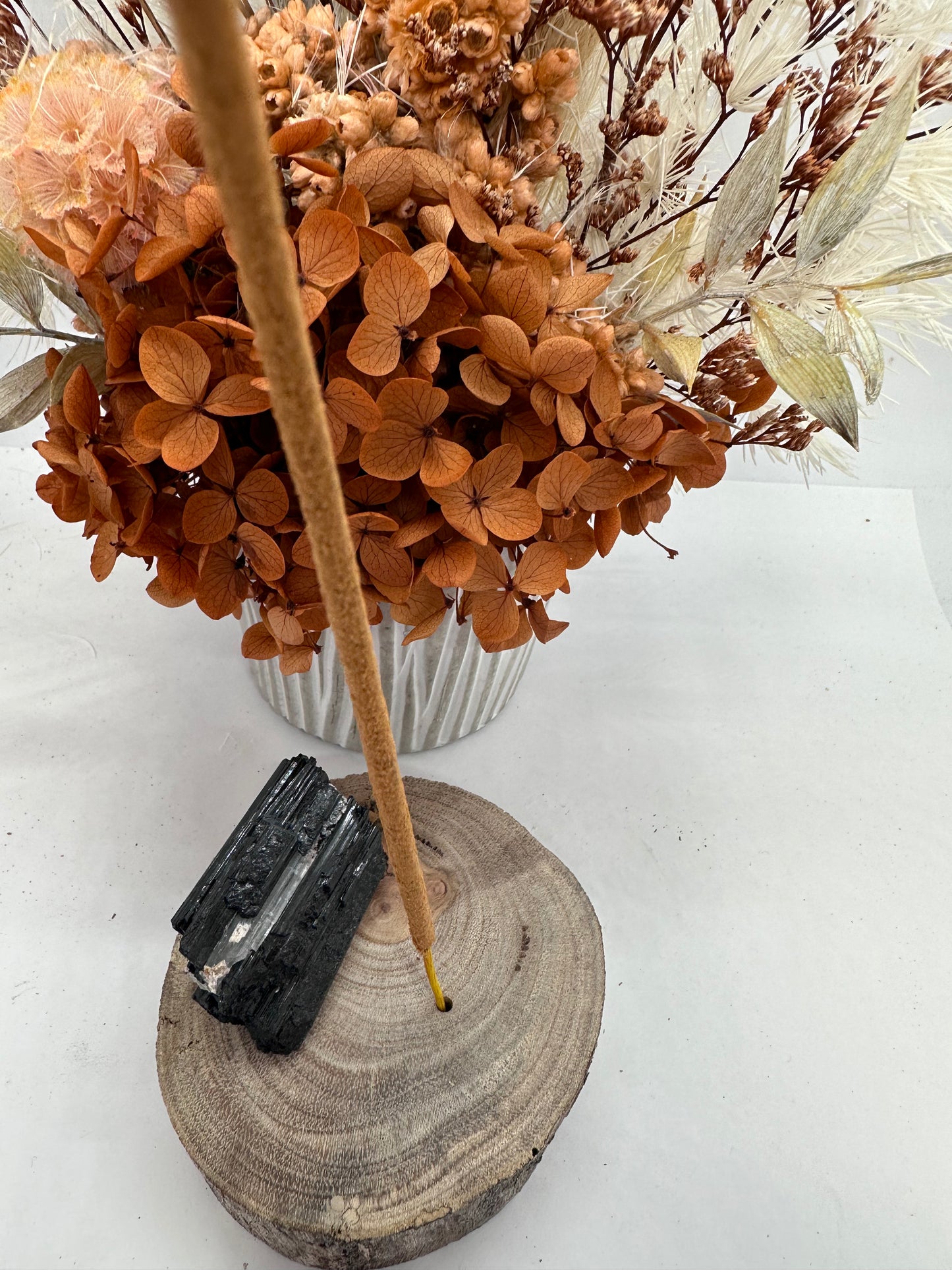 Black Tourmaline Handmade Incense Holder