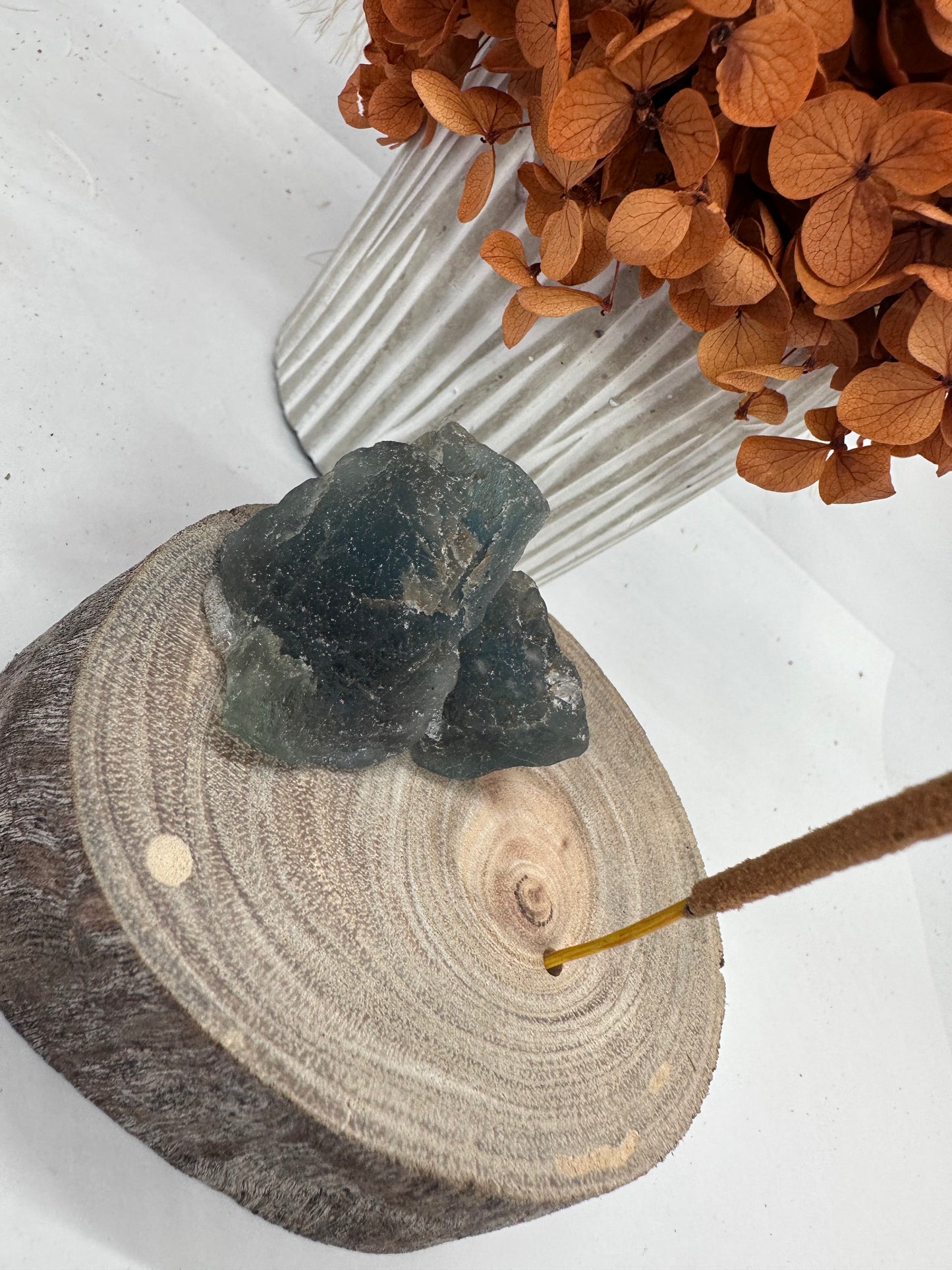 Blue Fluorite Handmade Incense Holder