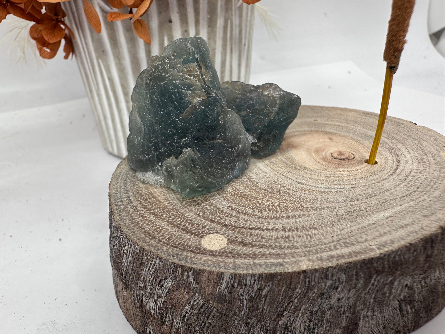 Blue Fluorite Handmade Incense Holder