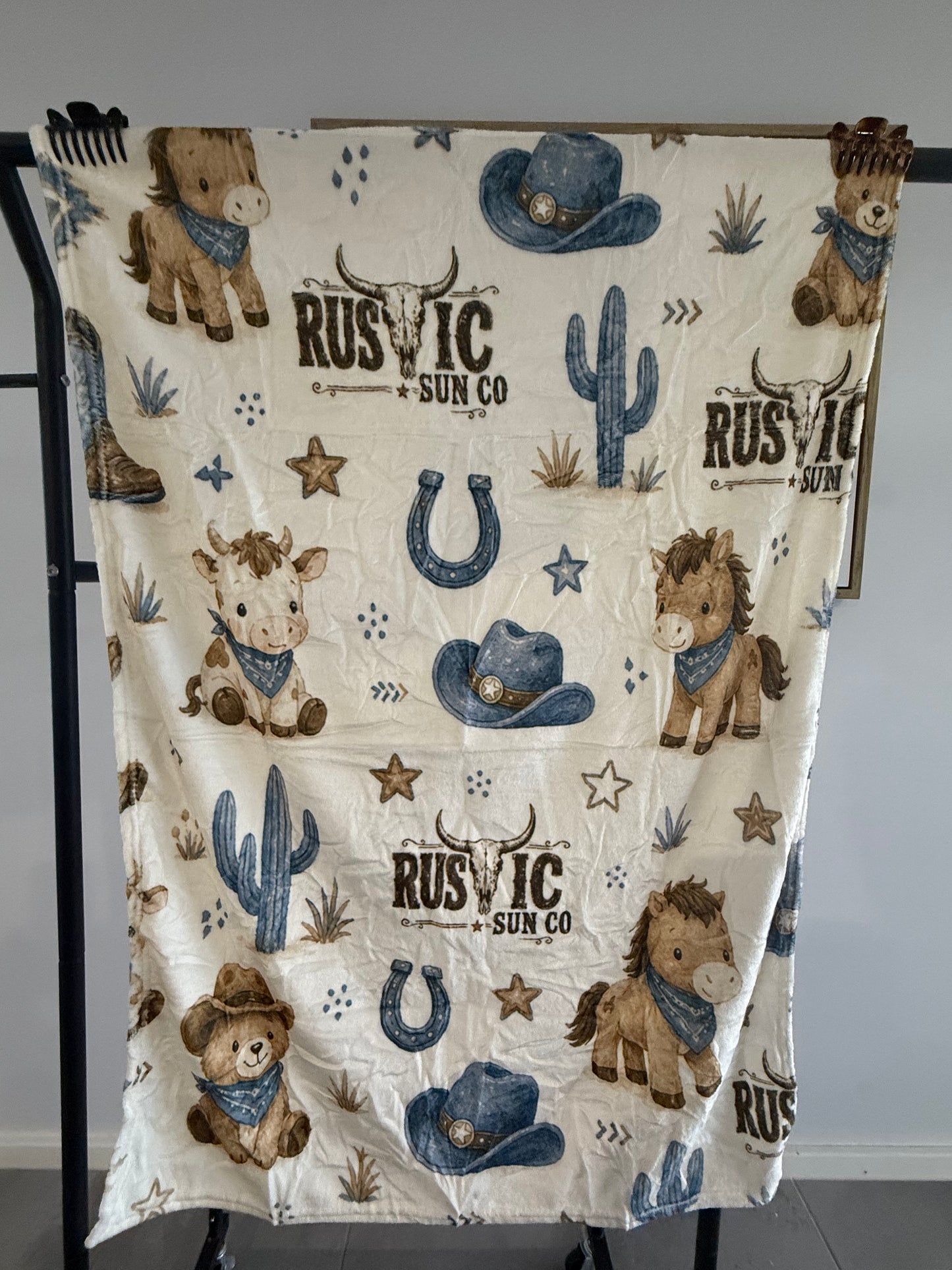Baby Western Cot/Pram size Blanket