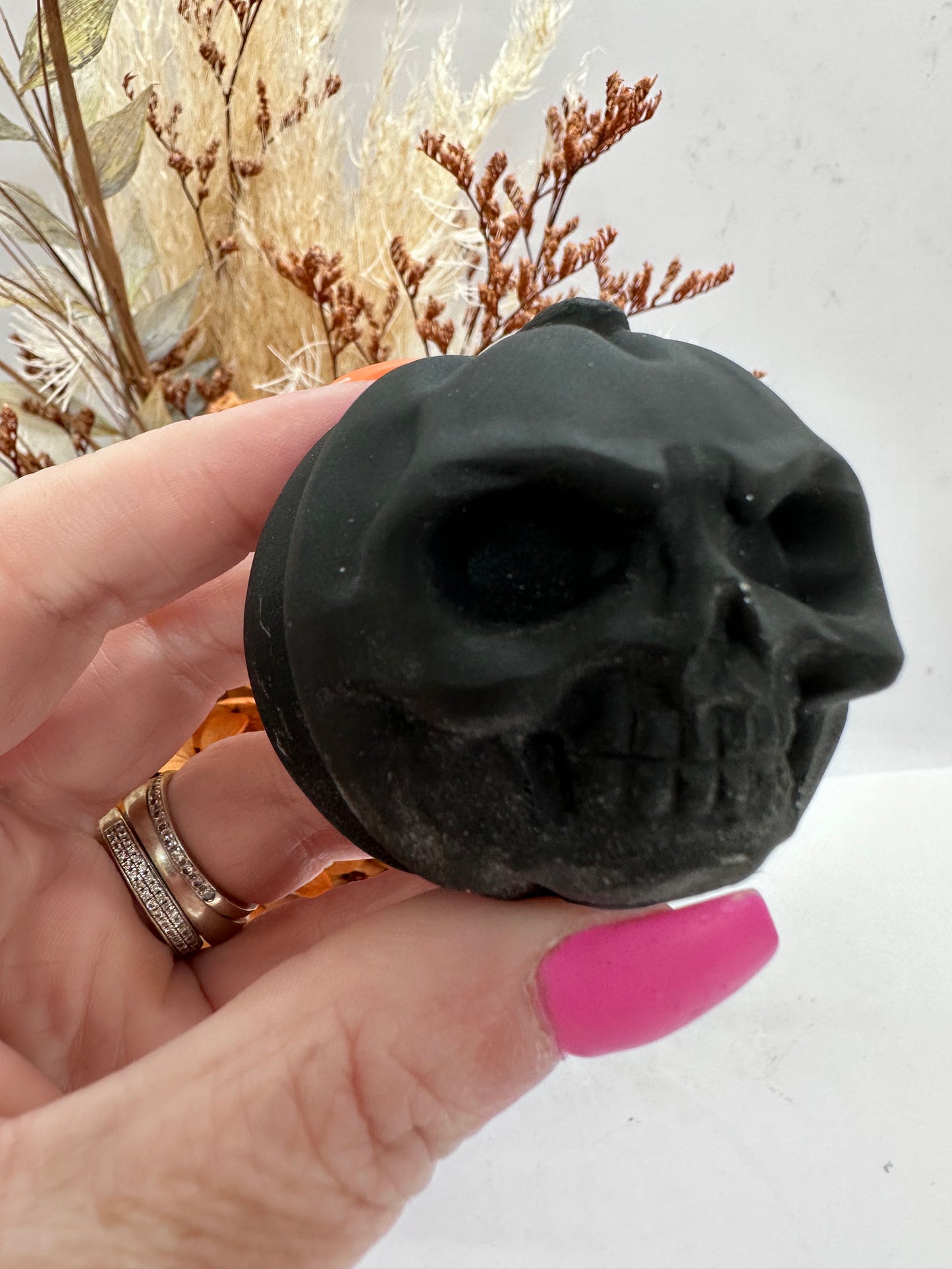 Pumpkin Skull Blk