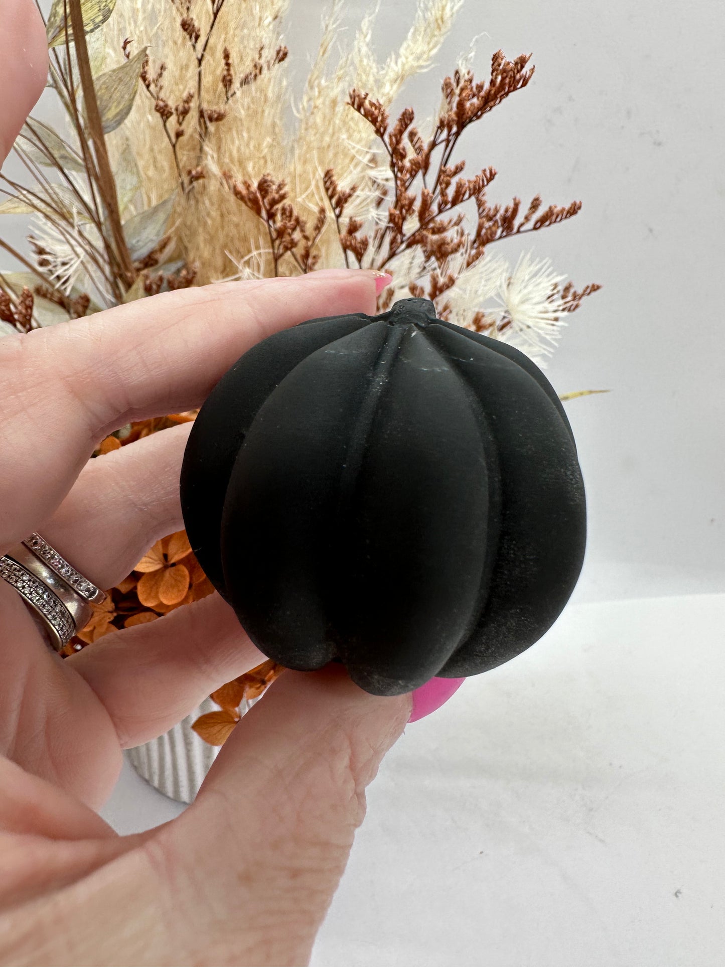Pumpkin Skull Blk