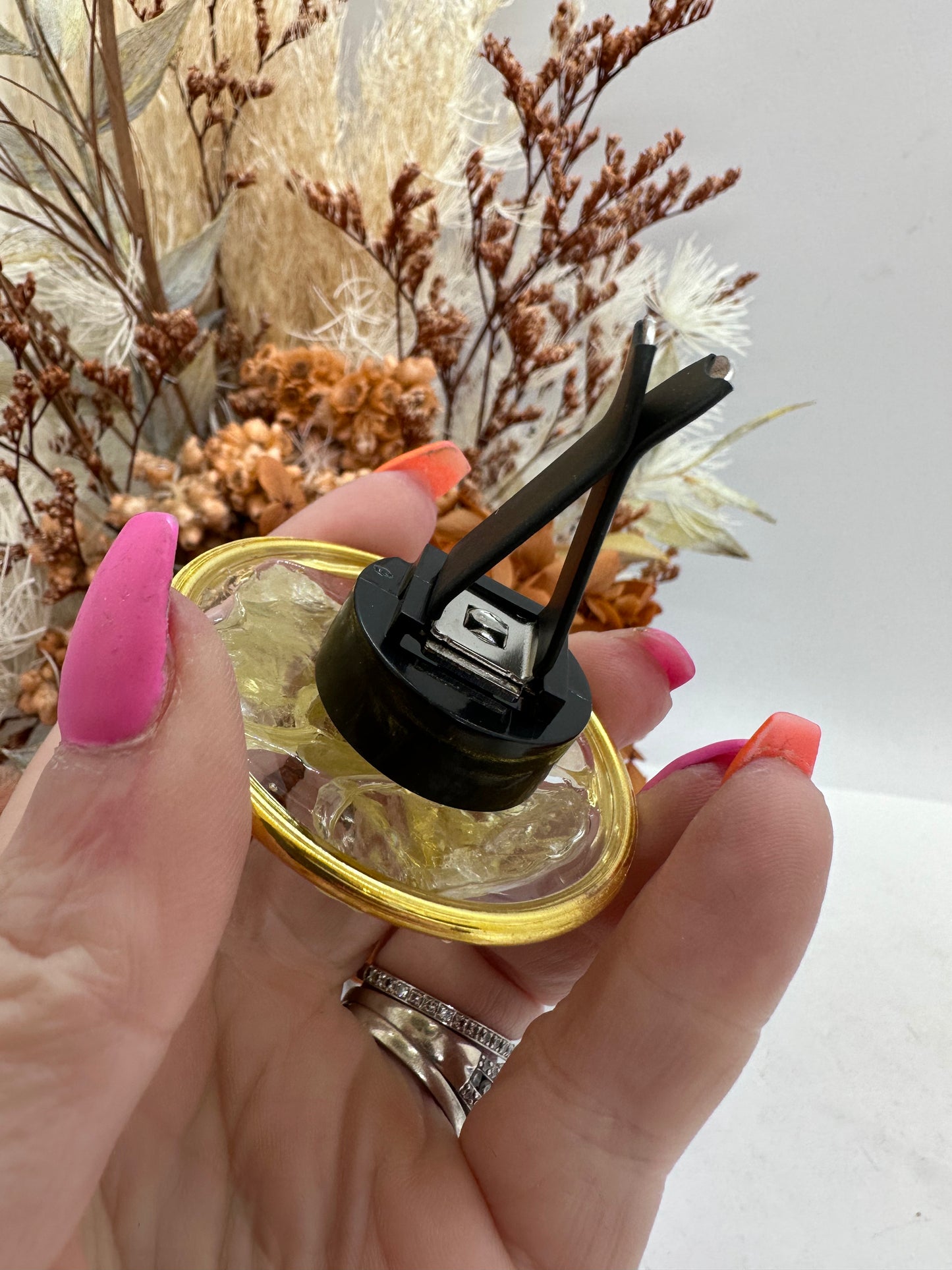 Citrine Car Vent Clip