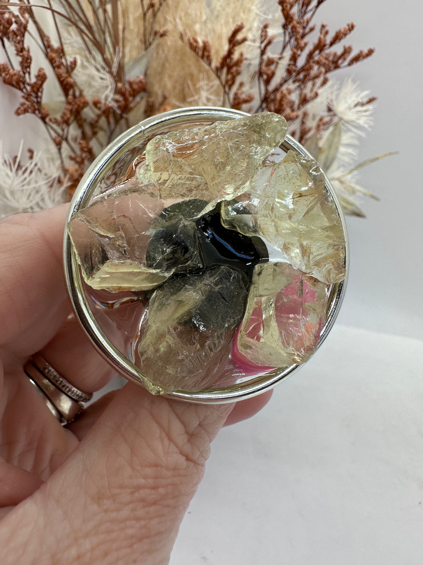 Citrine Car Vent Clip