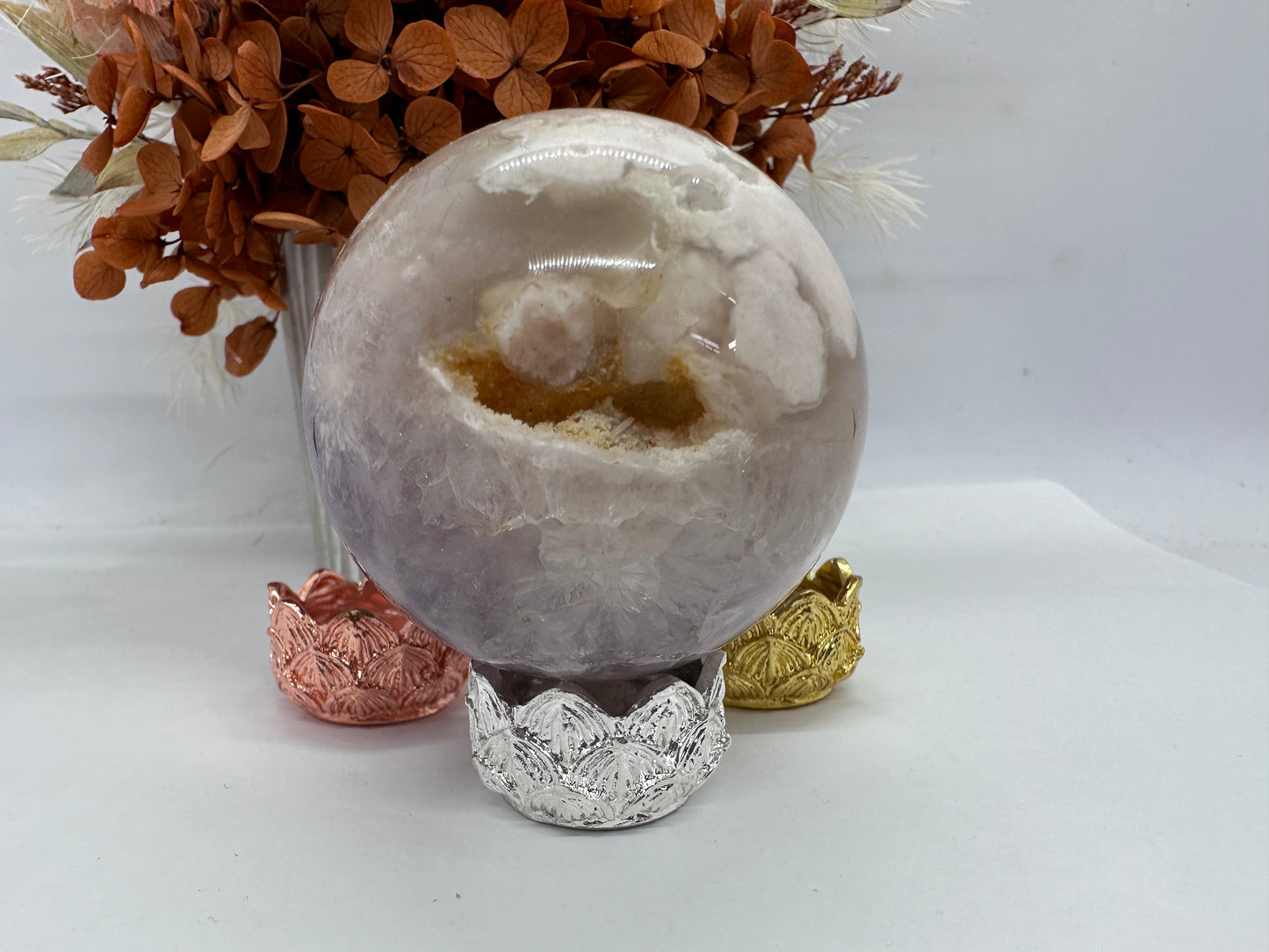Lotus Sphere Stand