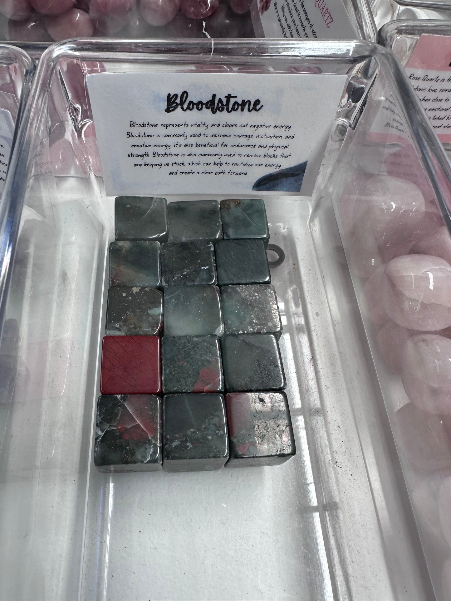 African Bloodstone Cube