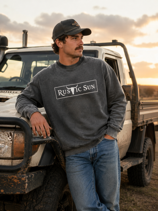 Rustic Ranch Crew Neck