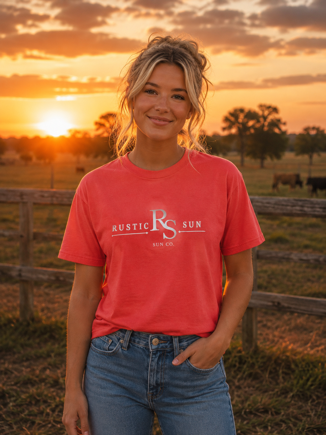 Lane Puff Print Logo Tshirt