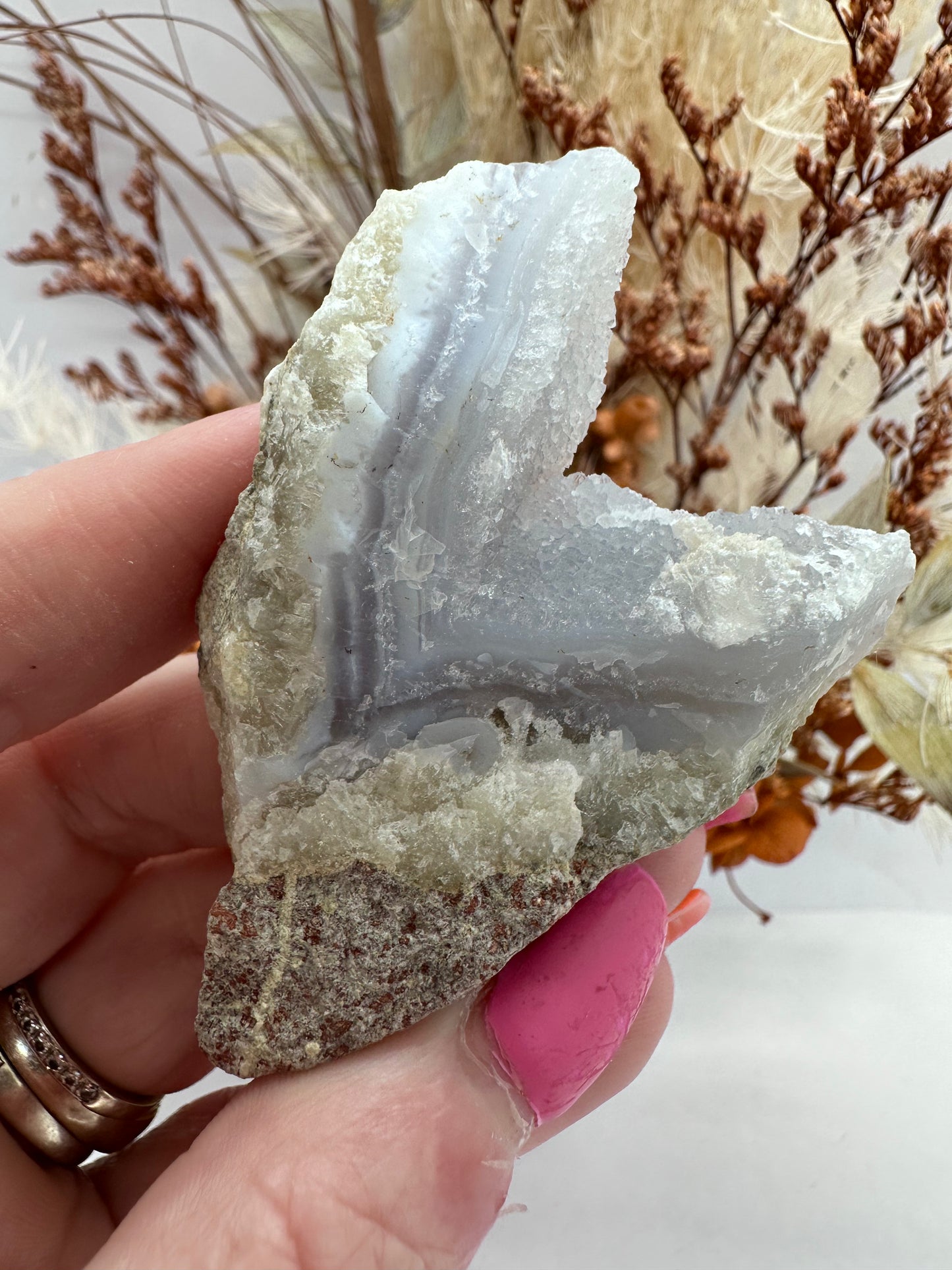 (1) Blue Lace Agate Rough
