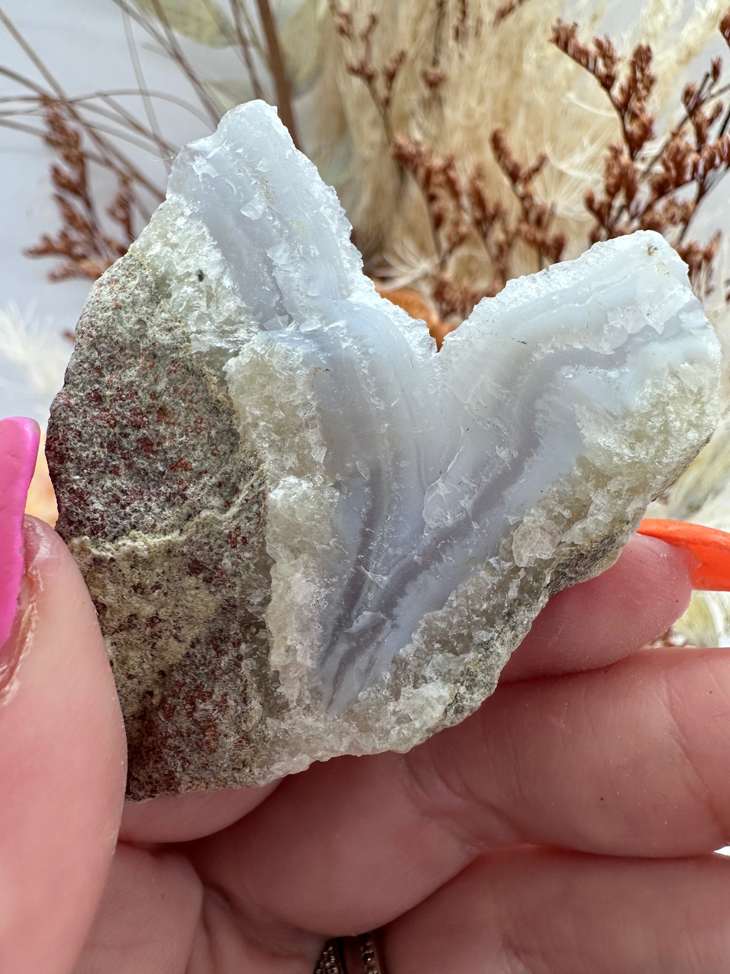 (1) Blue Lace Agate Rough