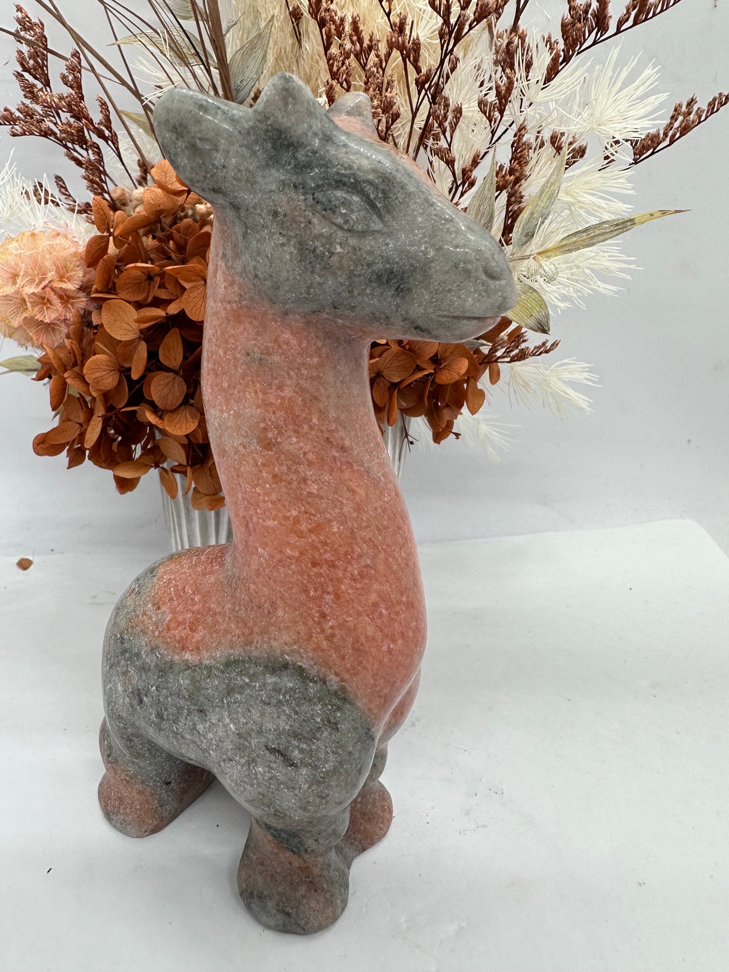 Lge Jade Giraffe