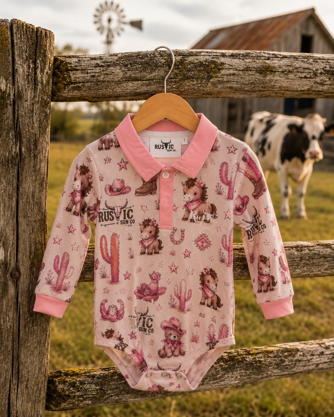 Lottie and Bowie Fishing Romper