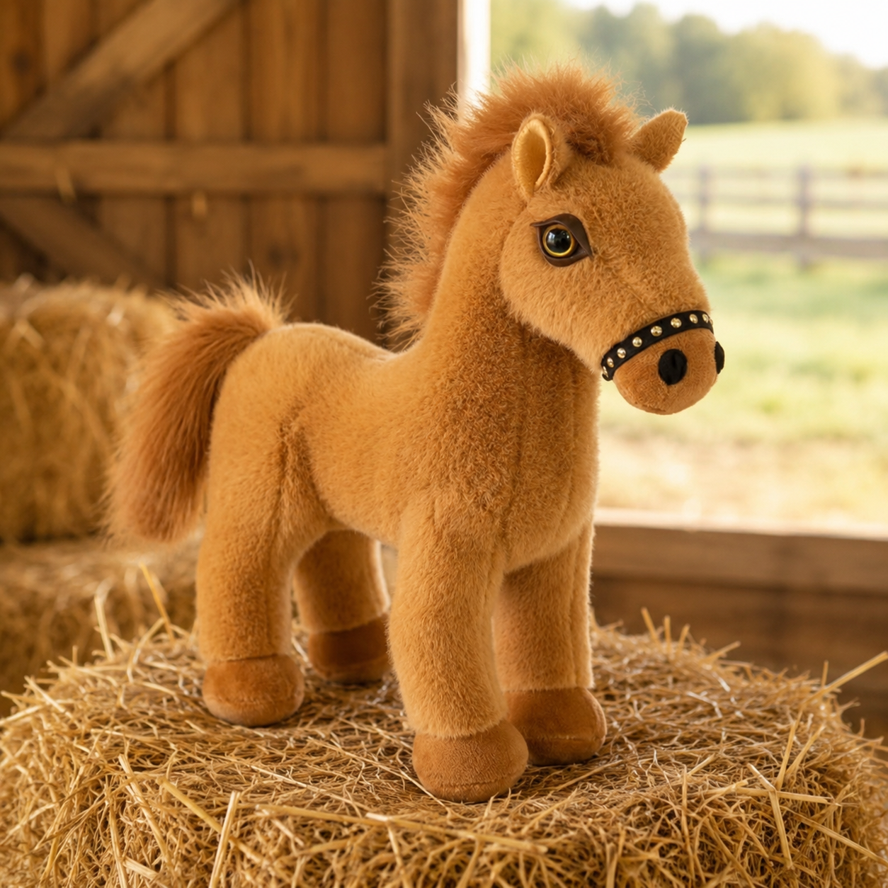 Fluffy Standing Horse Plushies