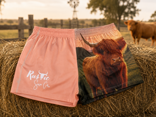 Adult Daisy Highland Footy Shorts
