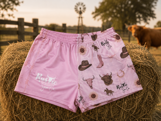 Adult Pretty In Pastel Footy Shorts