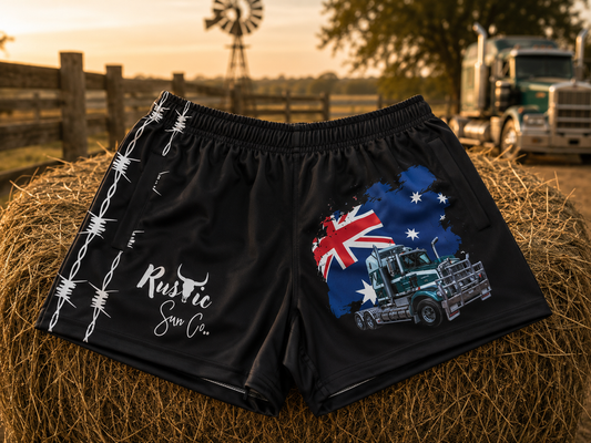 Country Roads Footy Shorts Adults