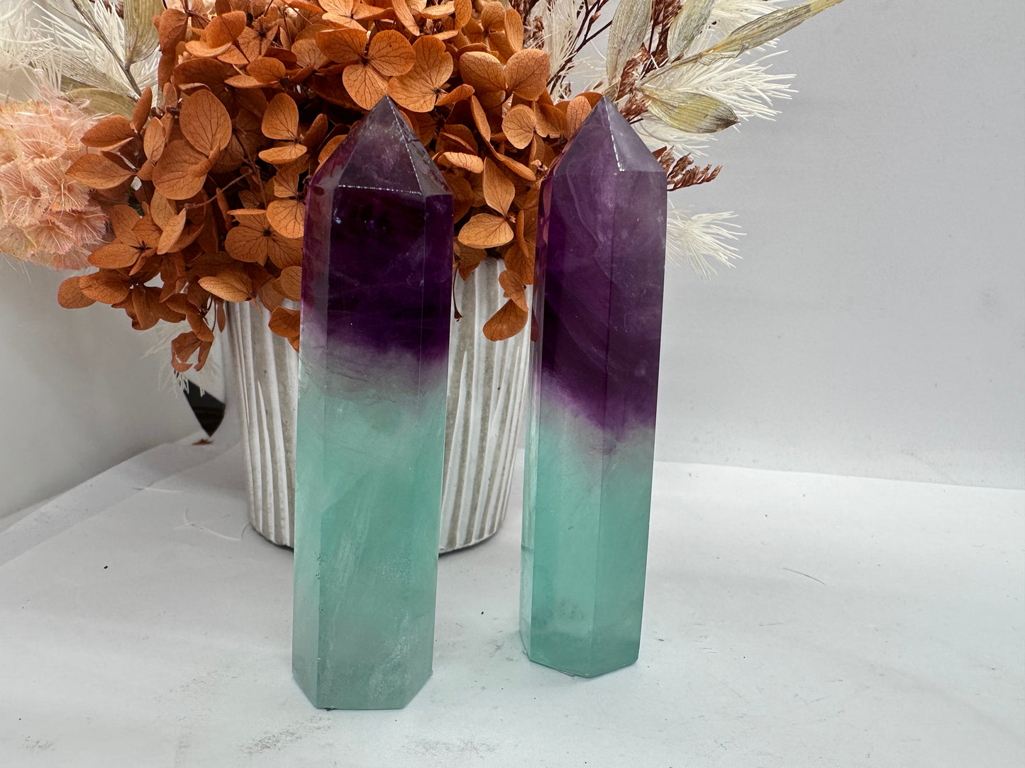 Watermelon Fluorite Towers