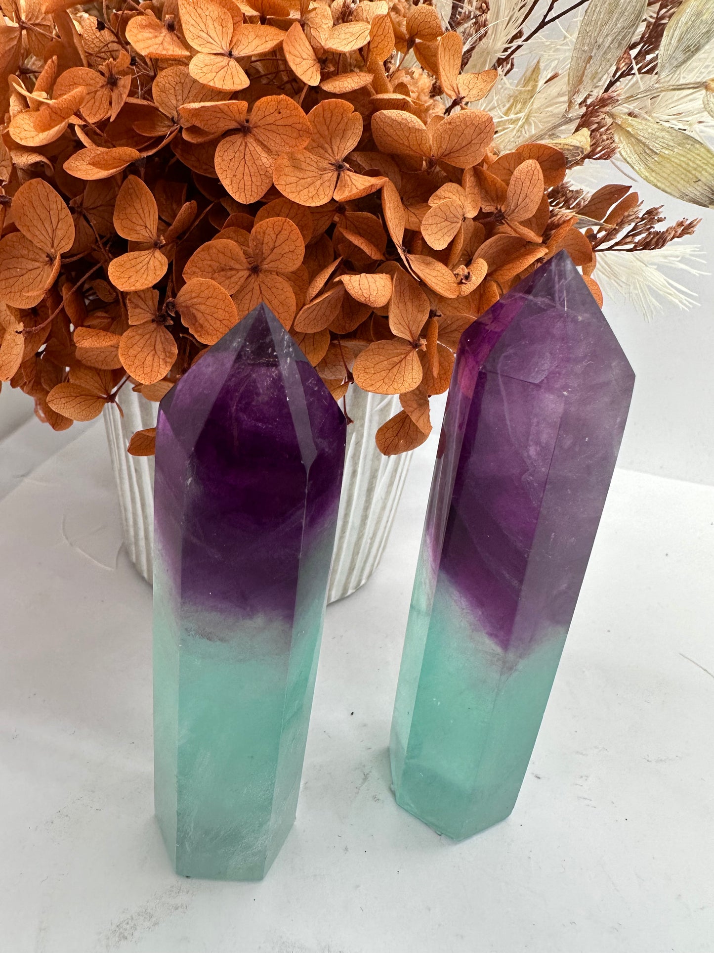 Watermelon Fluorite Towers