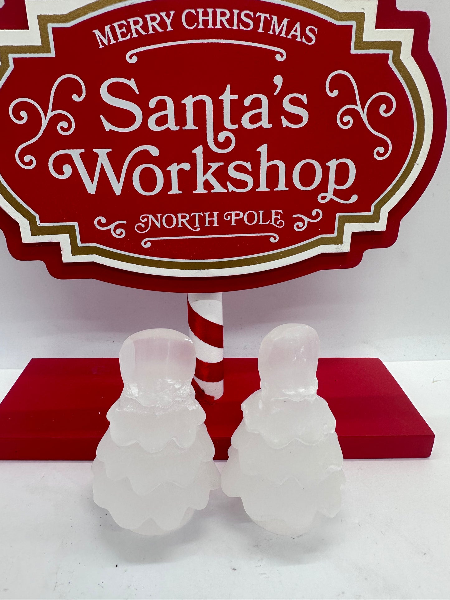Selenite Christmas Tree
