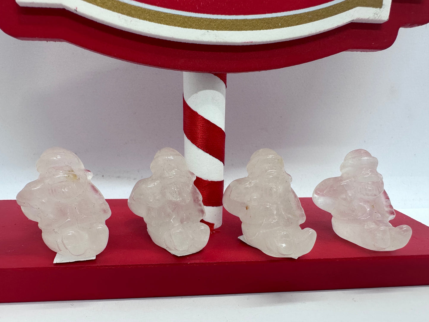 Clear Quartz Santa