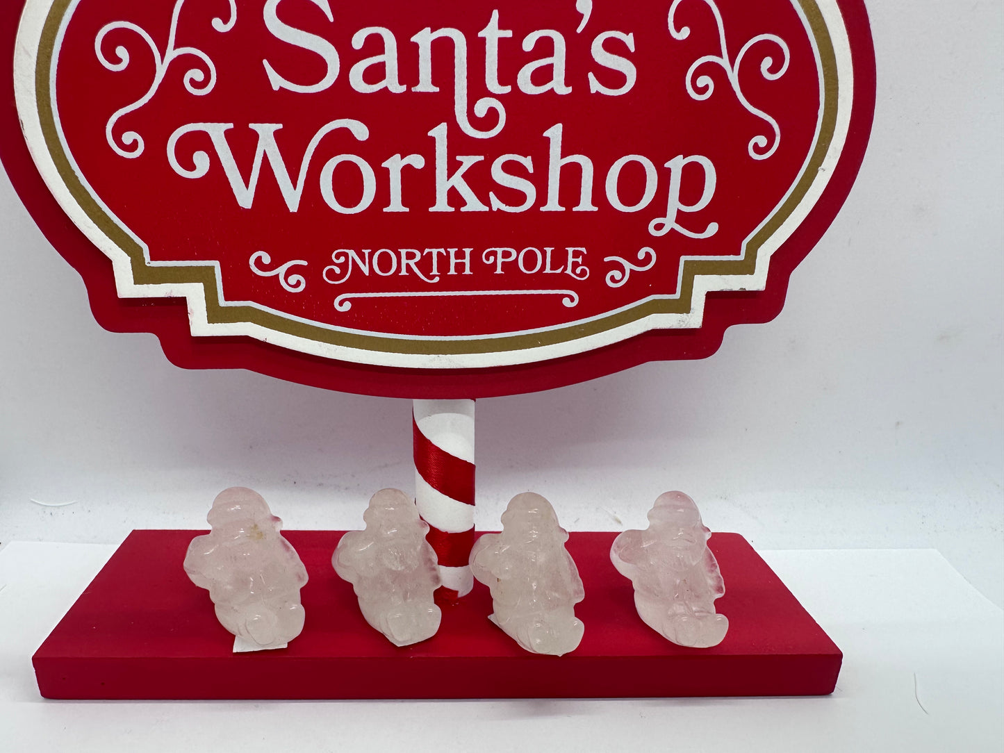 Clear Quartz Santa