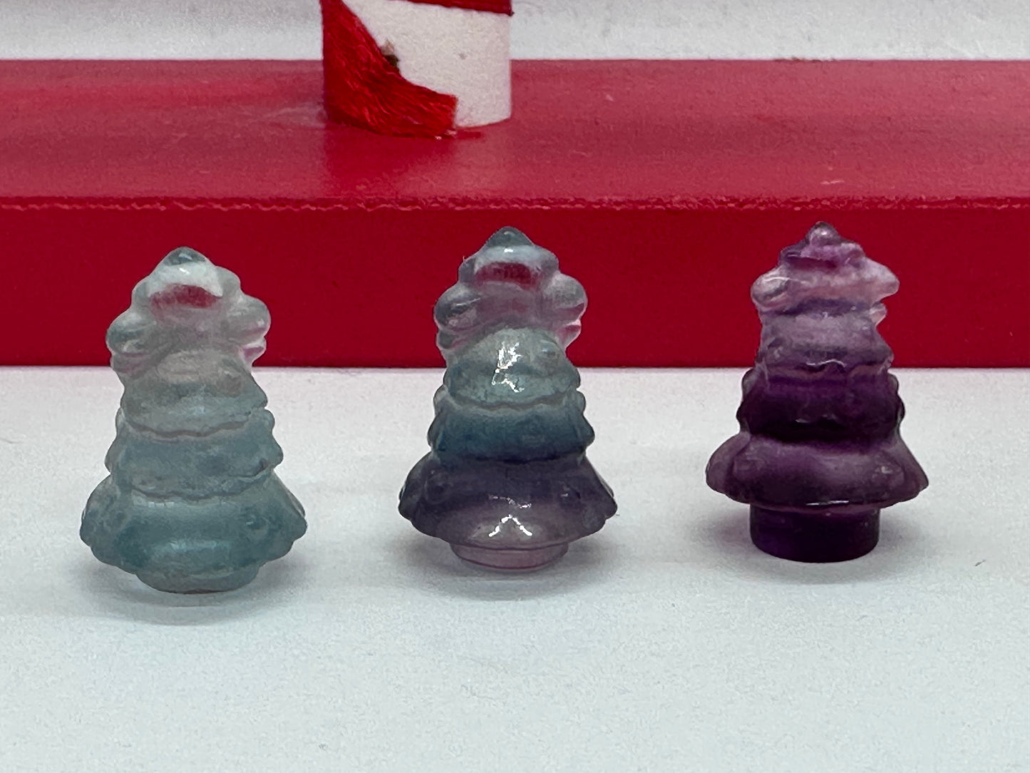 Mini Fluorite Christmas Tree
