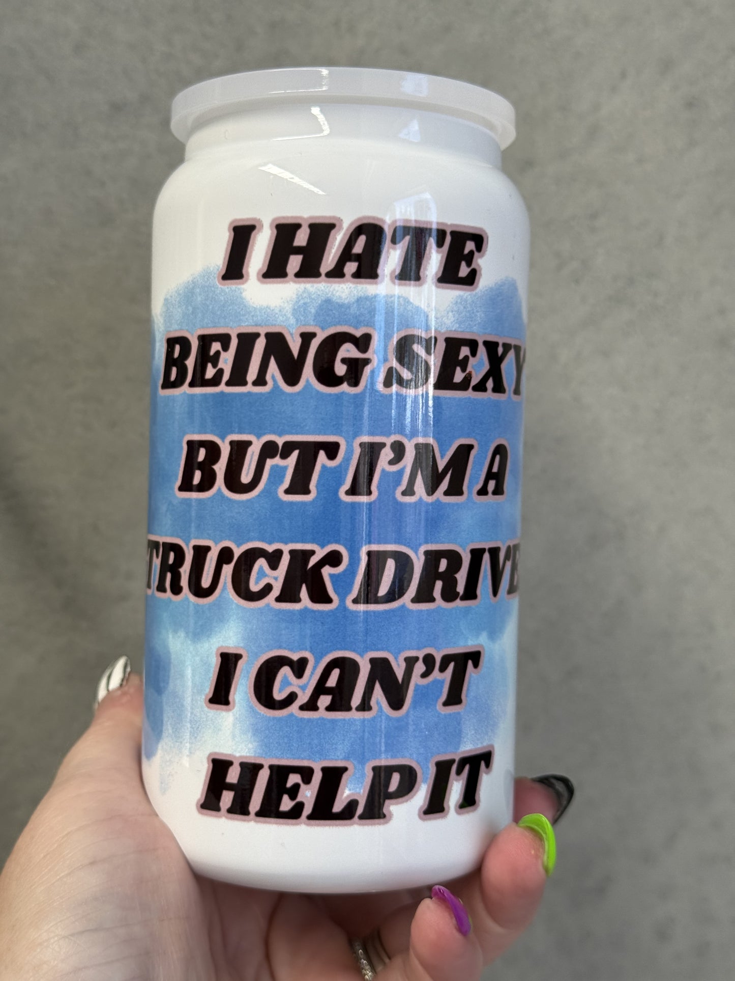 Aussie Trucker 16oz double wall hot/cold tumbler