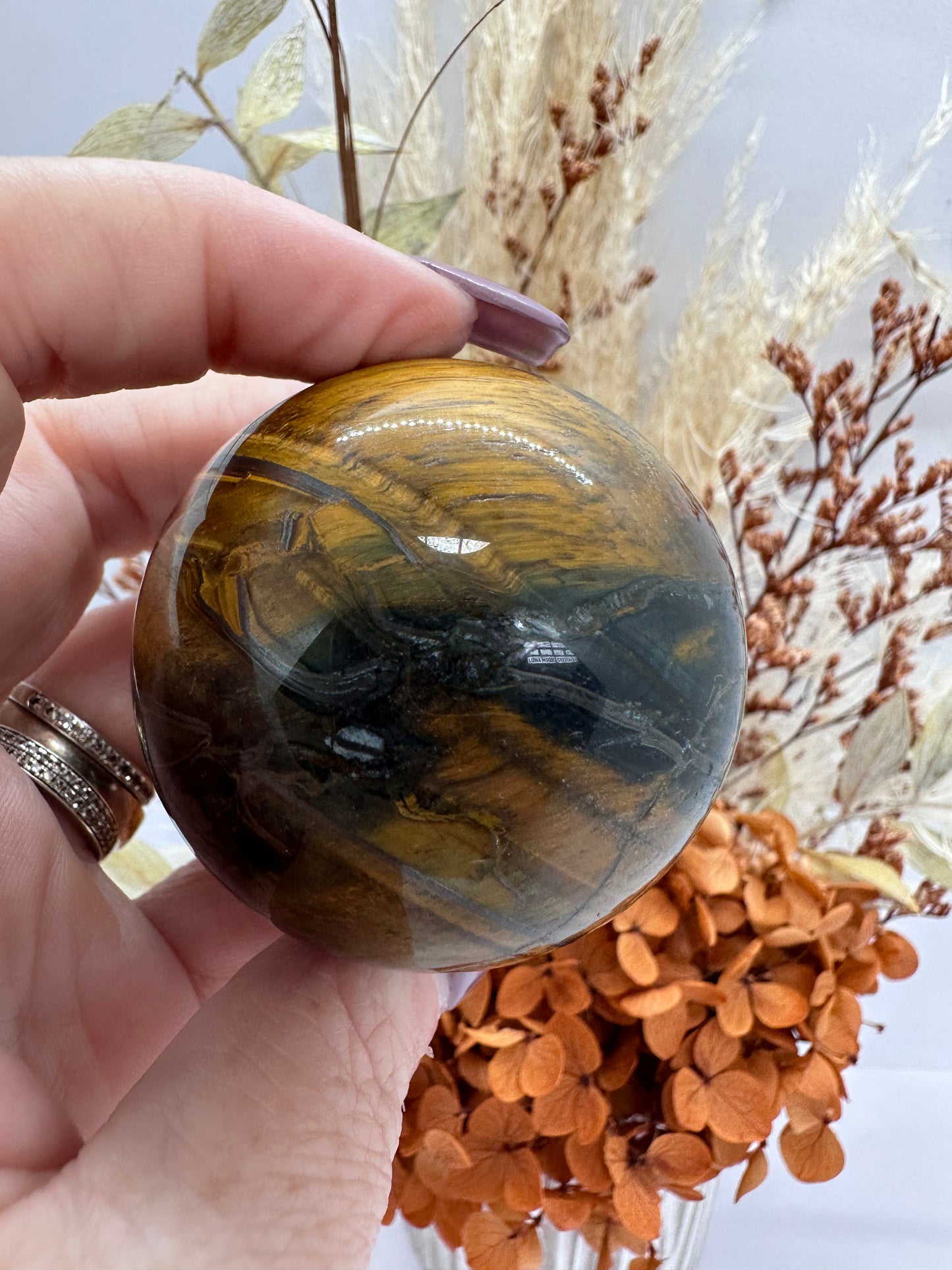 (2) Tigers Eye Sphere