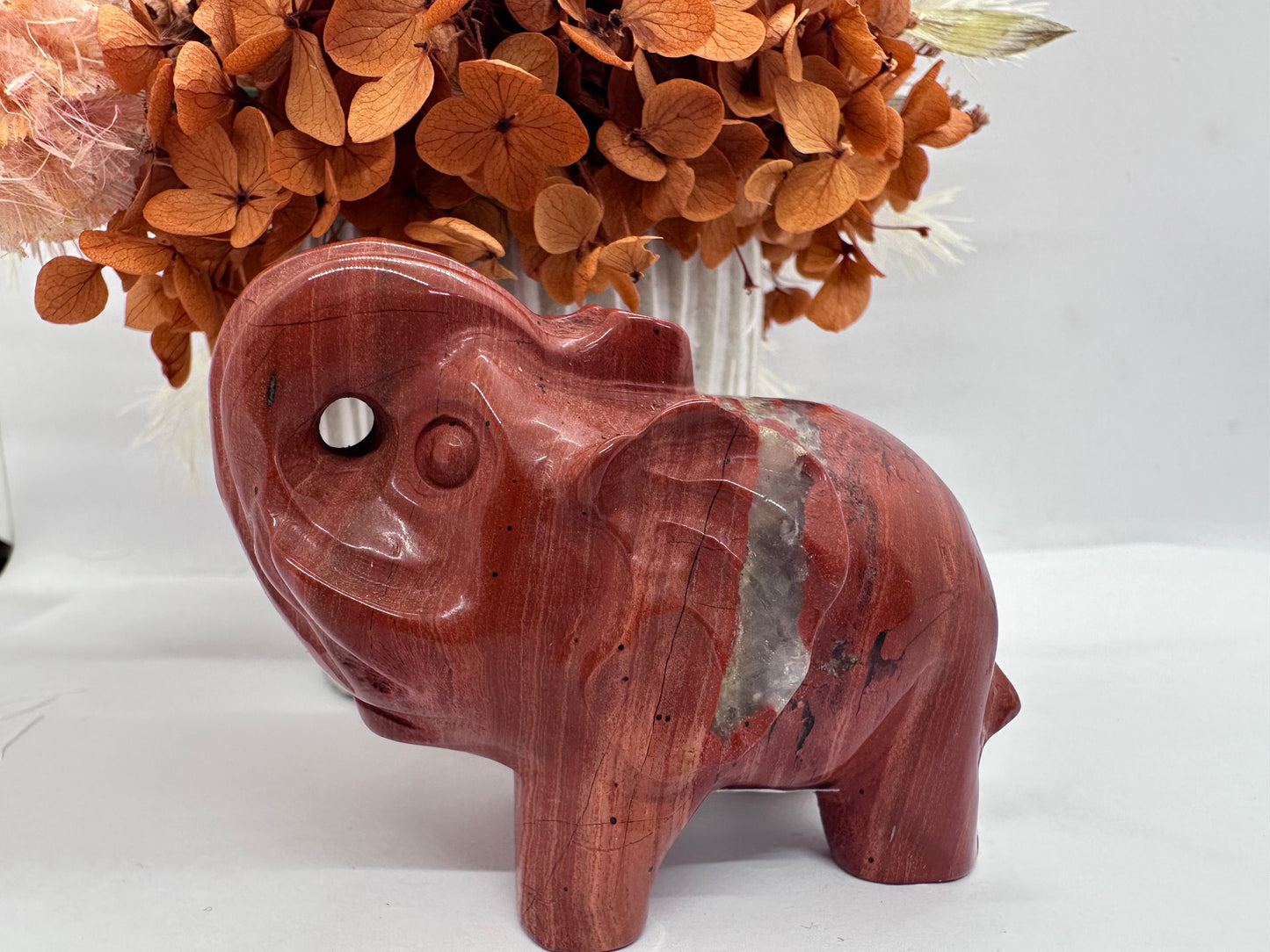 Red Jasper Elephant