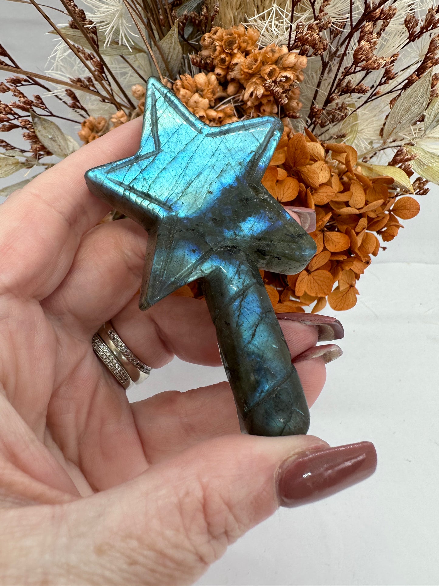 Labradorite Star Wand