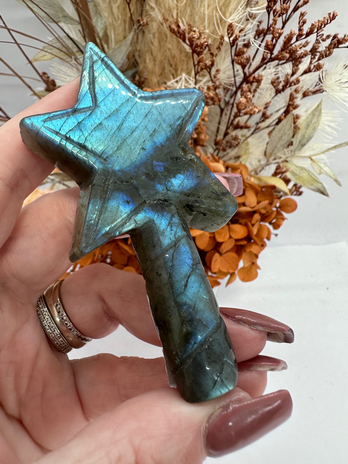 Labradorite Star Wand