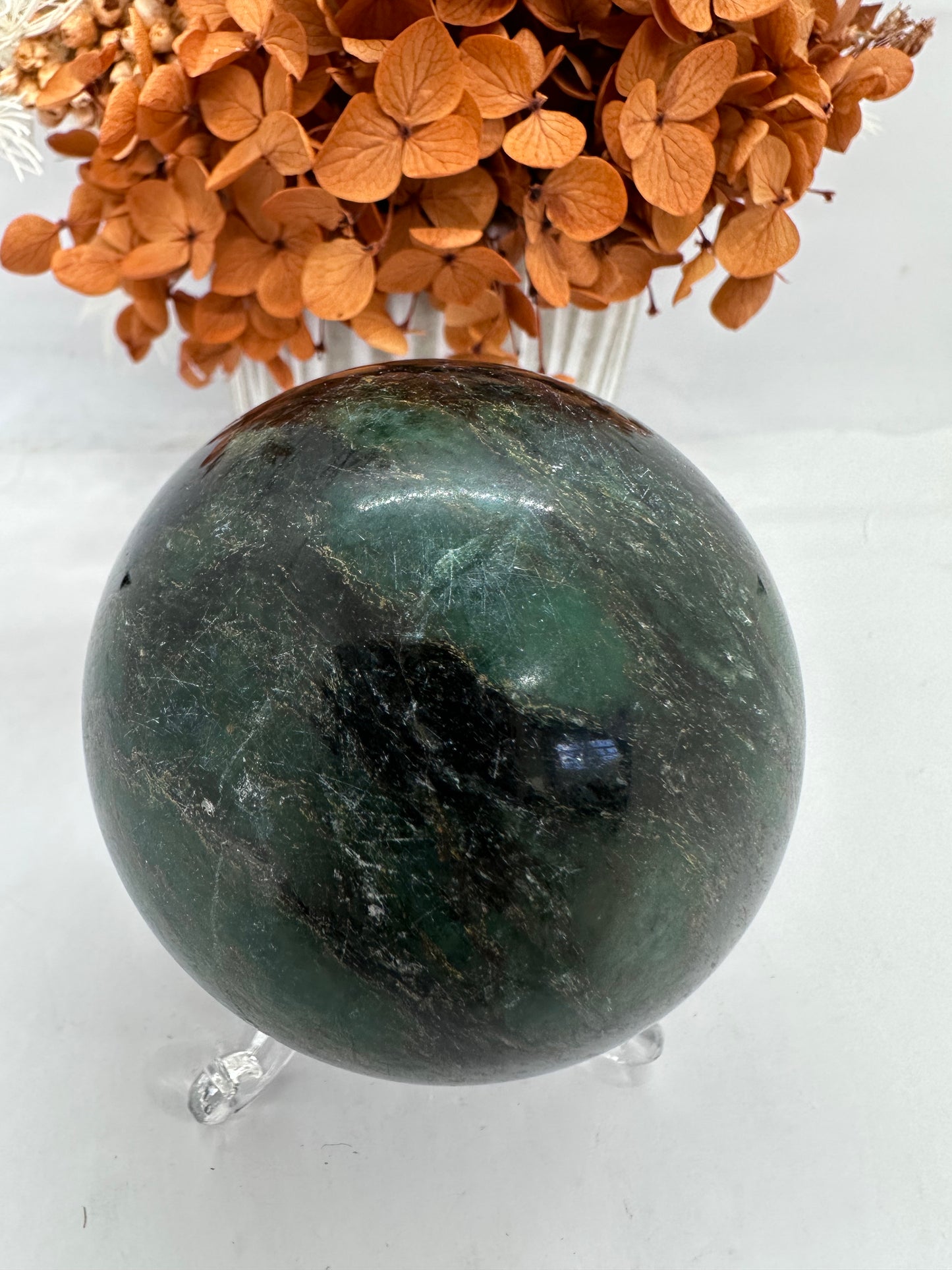 African Green Emerald Sphere