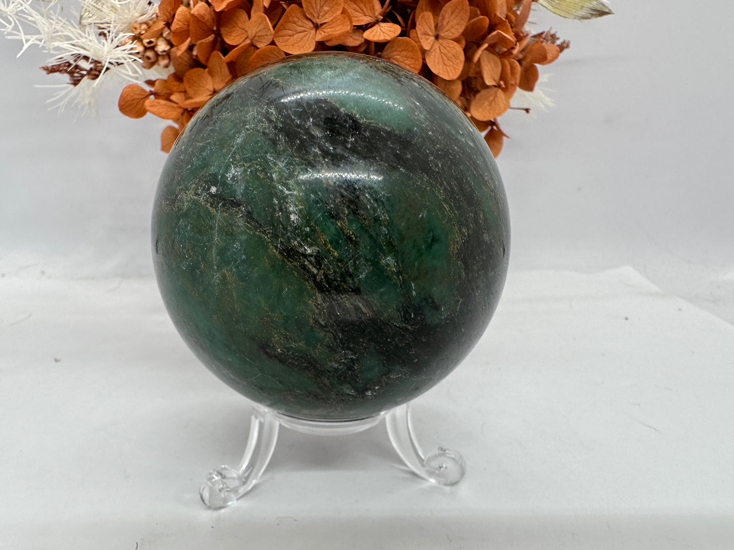 African Green Emerald Sphere