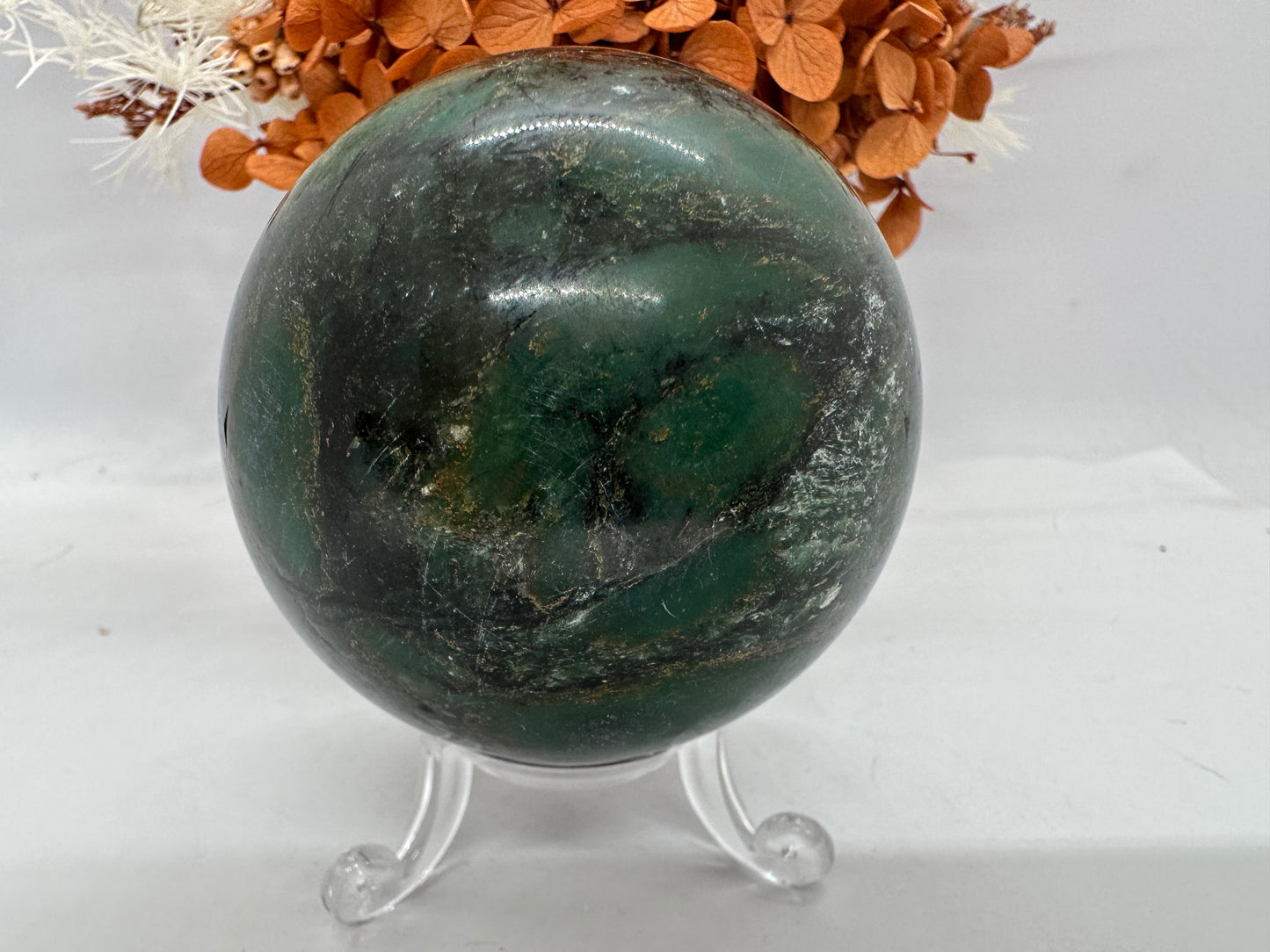 African Green Emerald Sphere