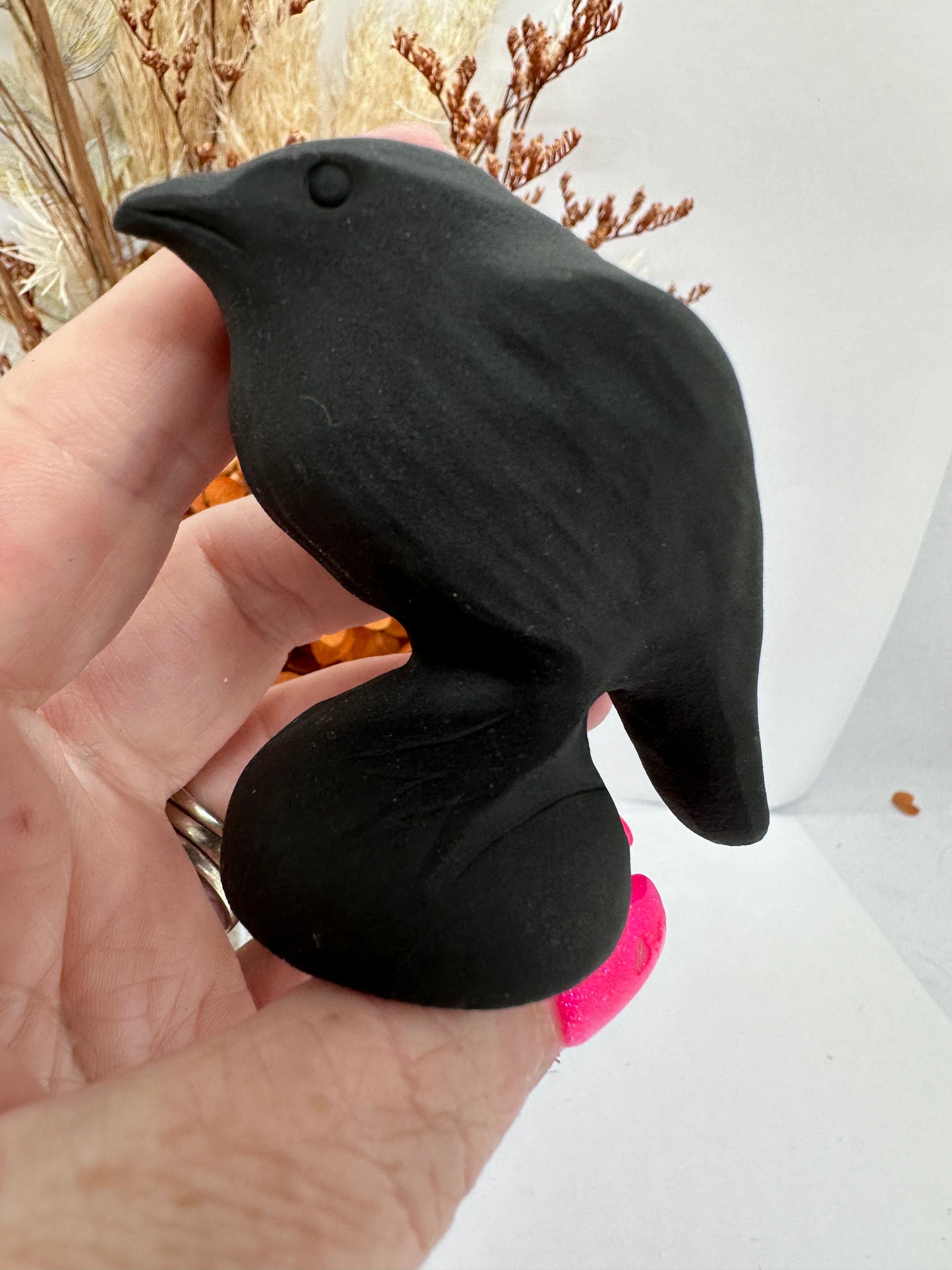 Black Obsidian Raven Lge