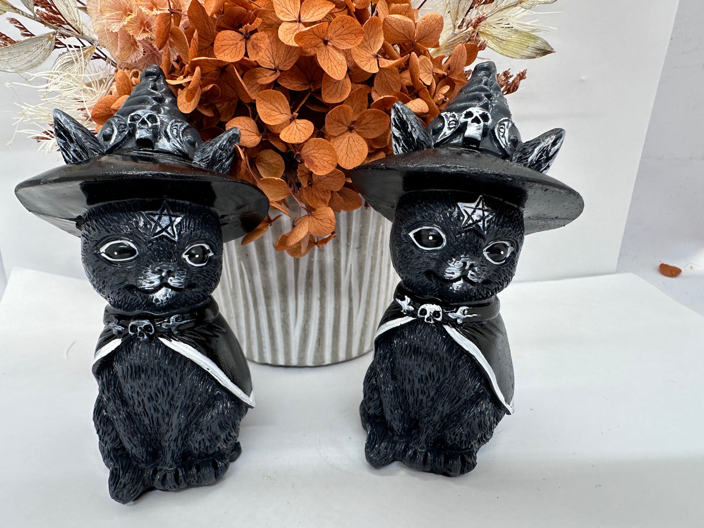 Resin Witch Cat