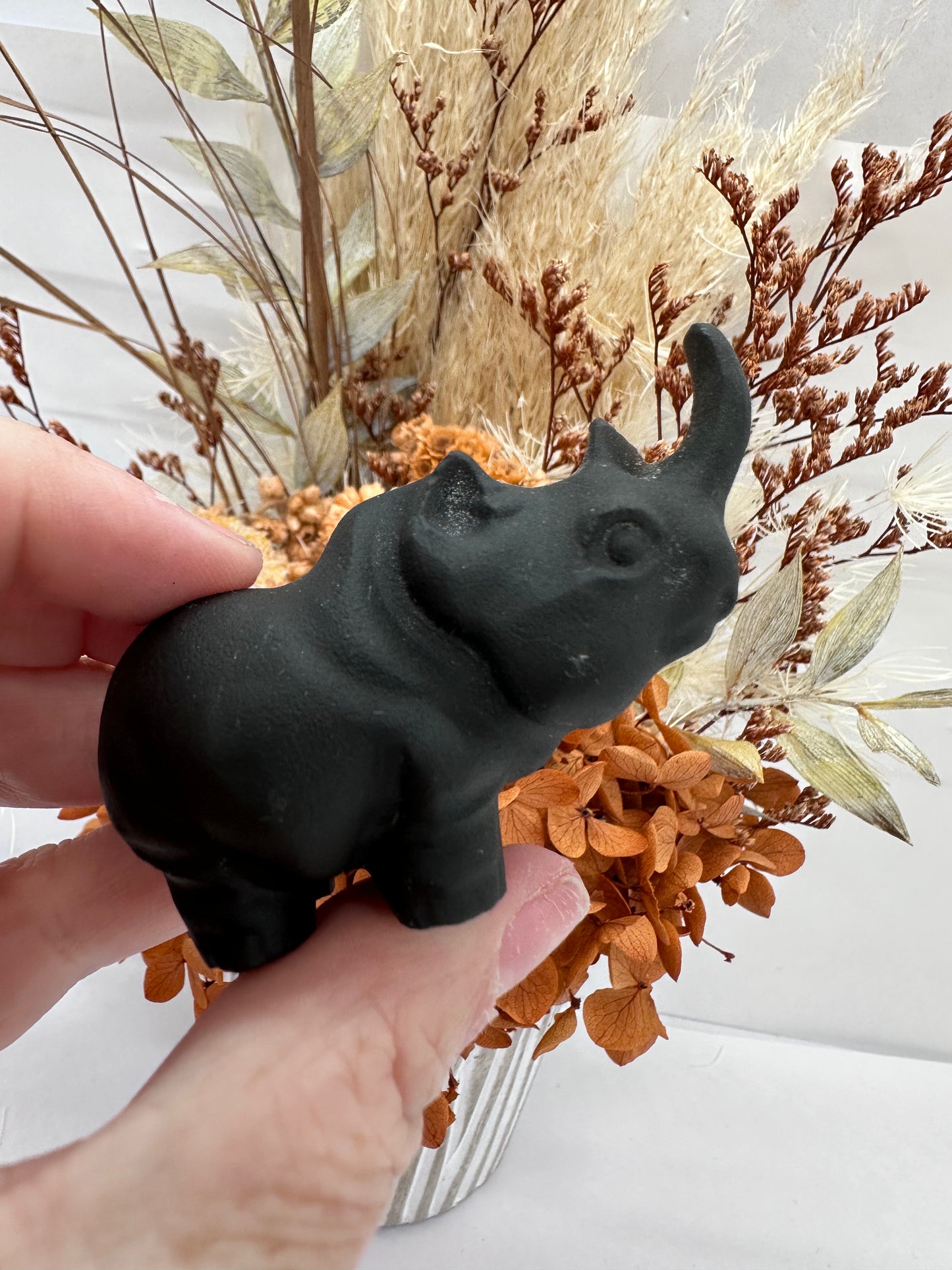 Rhino Black Obsidian