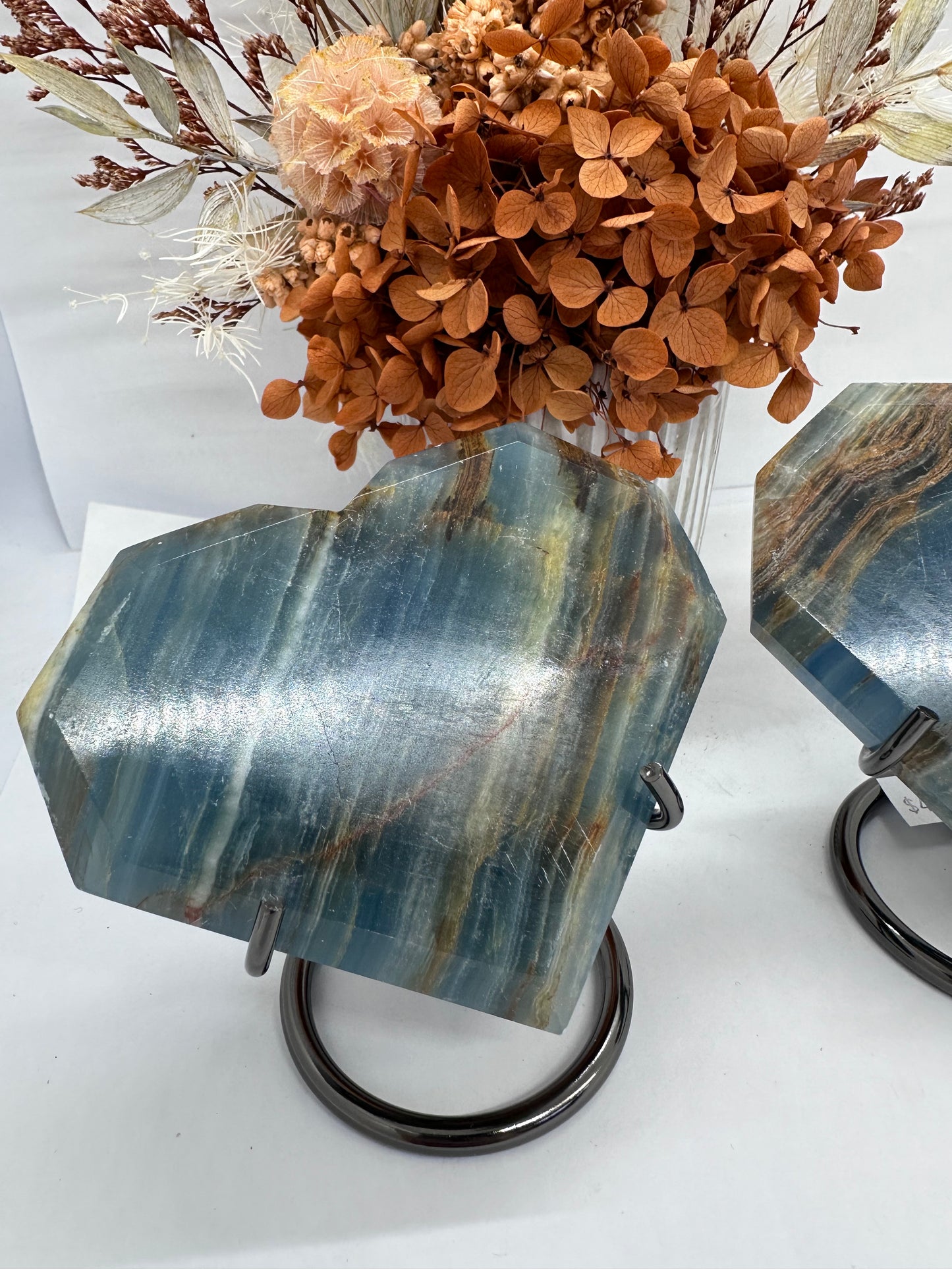 Blue Onyx Heart