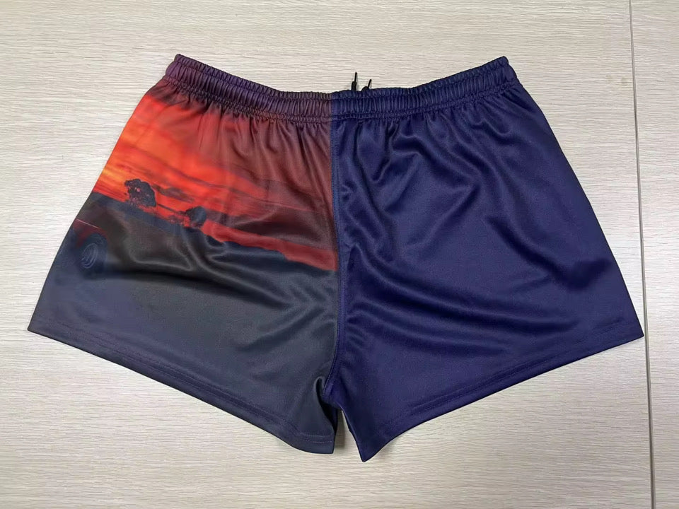 Aussie Trucker Footy Shorts Adults