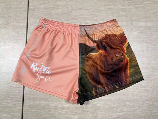 Adult Daisy Highland Footy Shorts ( Preorder)
