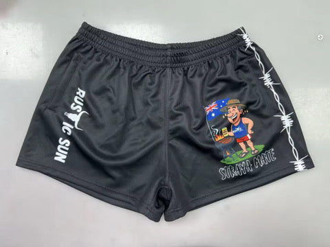 Adult Straya Mate Footy Shorts      ( Pre order )