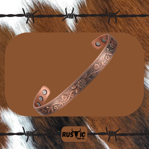 Hammered Copper Bangle