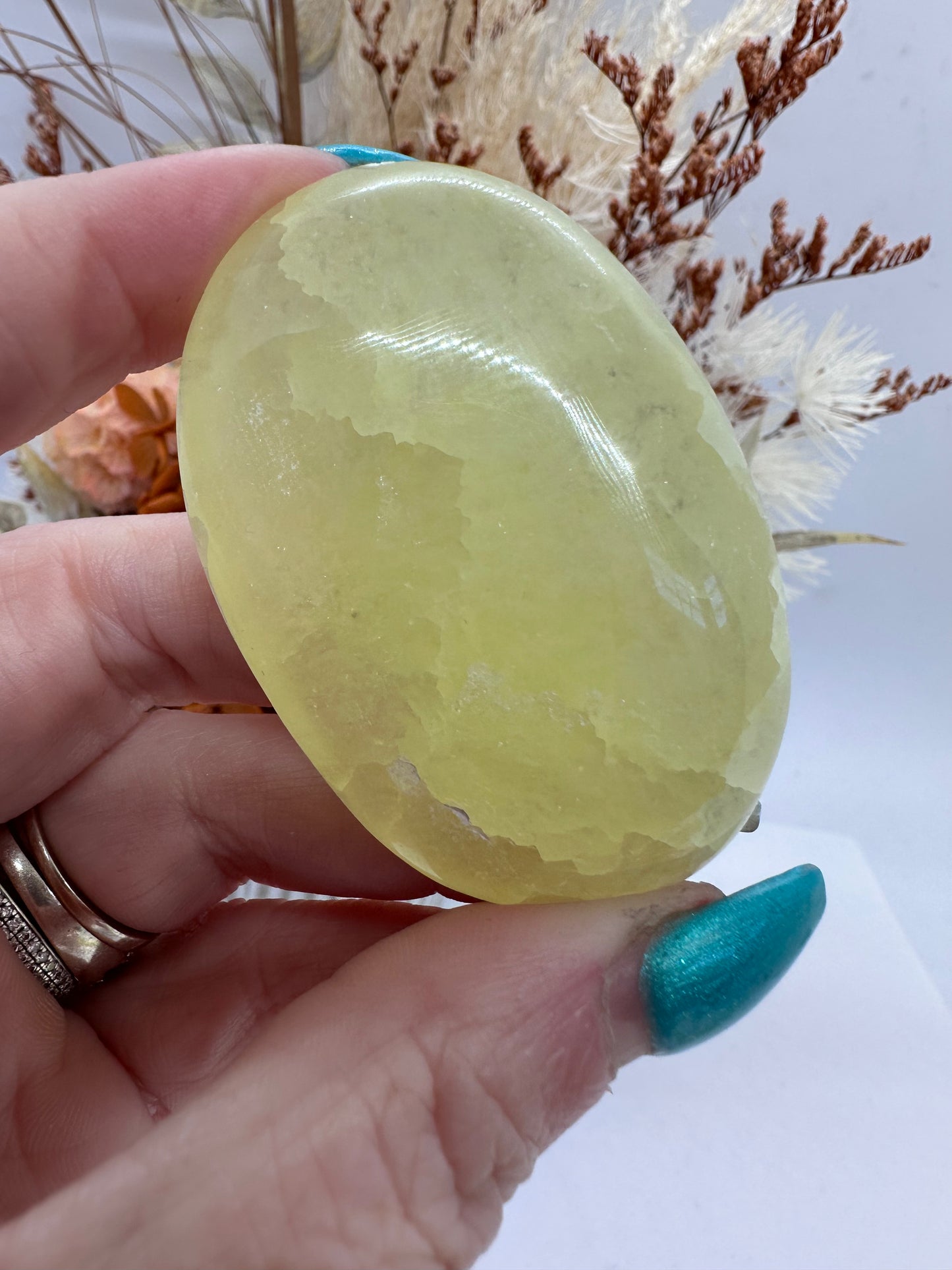 Lemon Calcite Palm