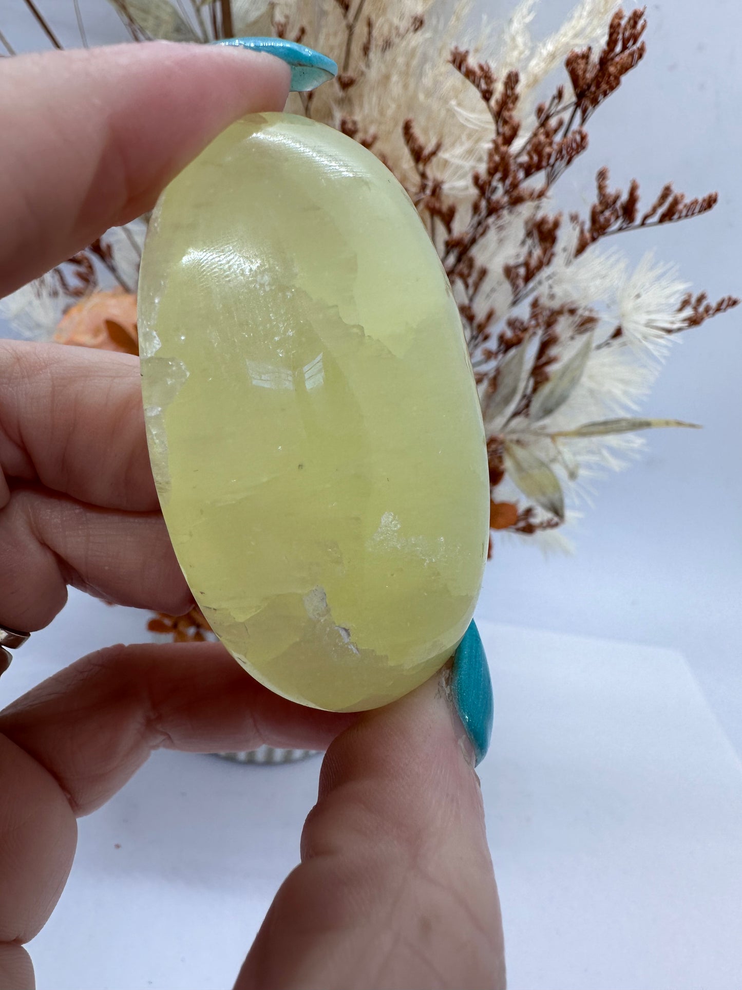 Lemon Calcite Palm