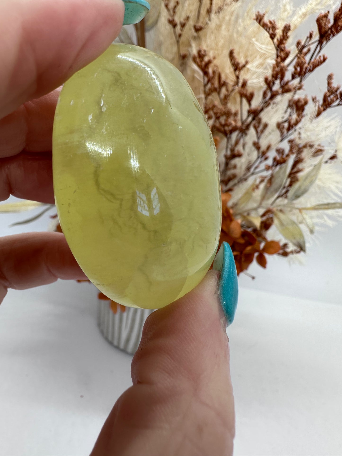 Lemon Calcite Palm