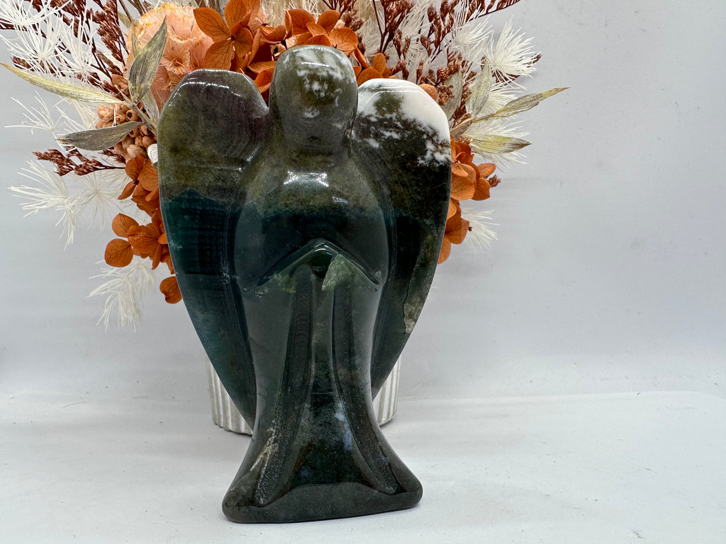 (4)Moss Agate Angel